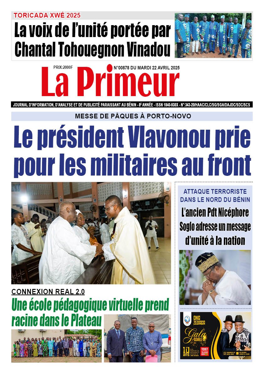 Une du 22/04/2025